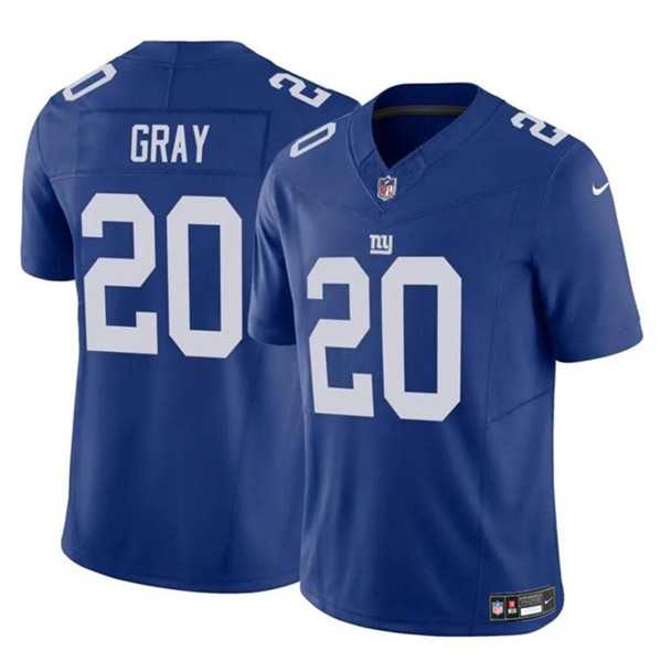 Men & Women & Youth New York Giants #20 Eric Gray Blue 2023 F.U.S.E. Vapor Untouchable Limited Football Stitched Jersey->kansas city chiefs->NFL Jersey